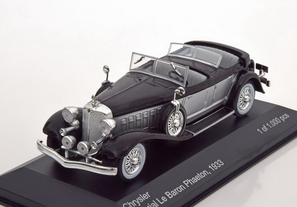 Модель 1:43 Chrysler Imperial LeBaron Phaeton - black/silver (L.E.1000pcs)