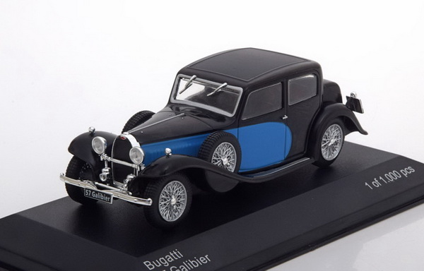 bugatti t57 galibier - black/blue (l.e.1000pcs) WB123 Модель 1:43