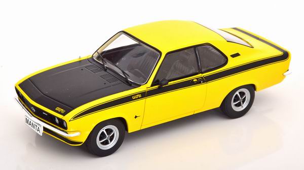 Opel Manta A GT/E - yellow/black WB124084 Модель 1:24