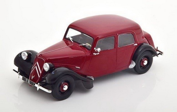 citroen traction avant 11bl 1952 dark red/black WB124116 Модель 1:24