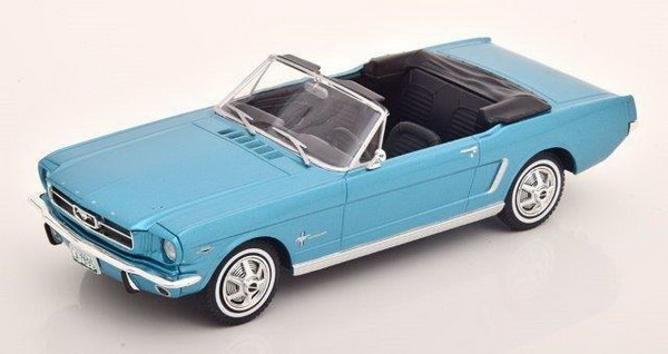 Модель 1:24 FORD Mustang Convertible 1965 Metallic Light Blue