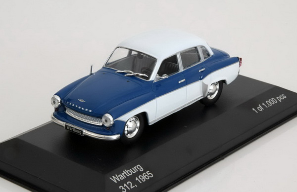 Модель 1:43 Wartburg 312 - blue/white (L.E.1000pcs)