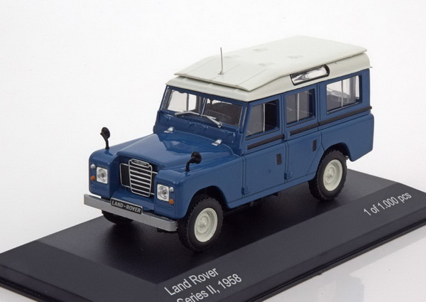 land rover series ii 109 station wagon 4х4 - blue/white (l.e.1000pcs) WB135 Модель 1:43