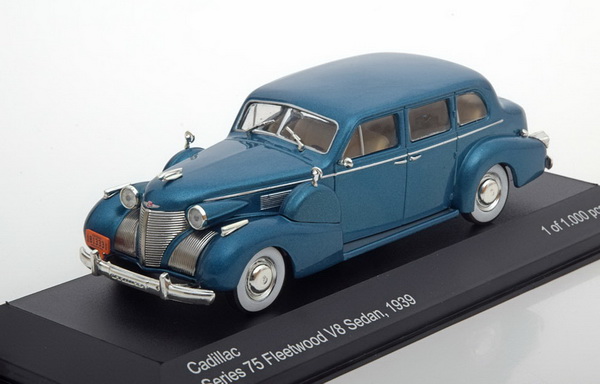 cadillac series 75 fleetwood v8 sedan - turquois met (l.e.1000pcs) WB153 Модель 1:43