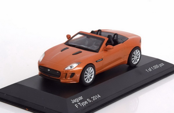 jaguar f-type s - dark orange met WB166 Модель 1:43