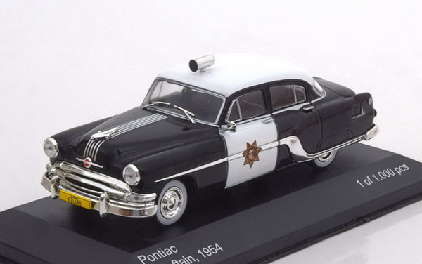 Модель 1:43 Pontiac Chieftain «California Highway Patrol» - black/white (L.E.1000pcs)