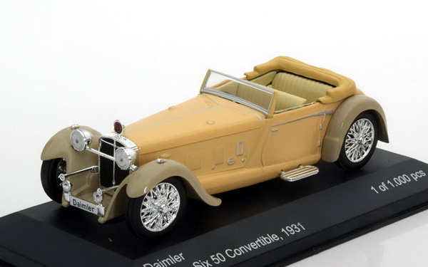 daimler double six 50 convertible - beige/grey (l.e.1000pcs) WB198 Модель 1:43