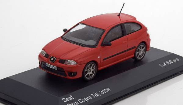 Модель 1:43 SEAT Ibiza Cupra TDi - red (L.E.800pcs)