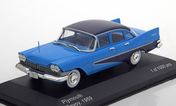 Модель 1:43 Plymouth Savoy 1959 Blue/Dark Blue