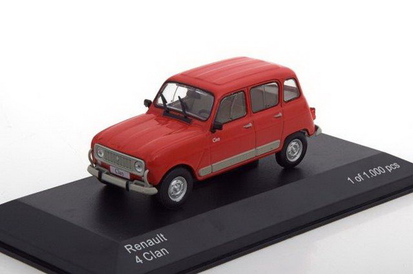 Модель 1:43 Renault 4 Clan 1978 Red