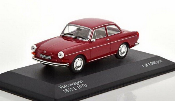 Модель 1:43 Volkswagen 1600 L - dark red (L.E.1000pcs)