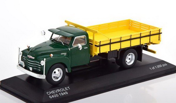 chevrolet 6400 (бортовой грузовик) 1949 green/yellow WB276 Модель 1:43