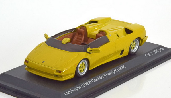 Модель 1:43 Lamborghini Diablo Roadster Prototipo - yellow (L.E.1000pcs)