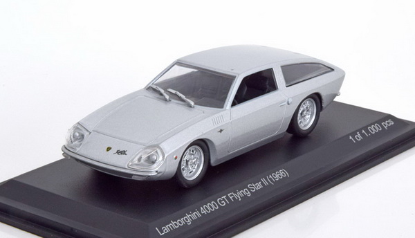 Модель 1:43 Lamborghini 4000 GT Flying Star II - silver (L.E.1000pcs)